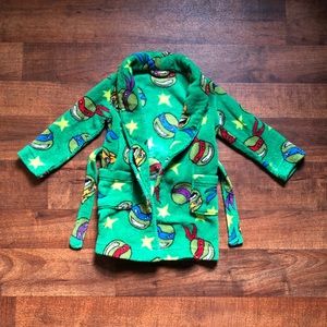 Boys ninja turtle robe 4/5